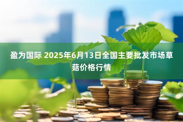 盈为国际 2025年6月13日全国主要批发市场草菇价格行情