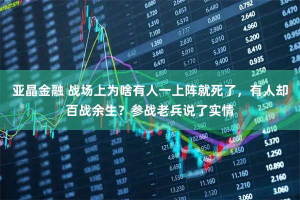 亚晶金融 战场上为啥有人一上阵就死了，有人却百战余生？参战老兵说了实情